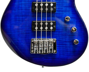 PRS SE Kingfisher Bass Guitar in Faded Blue Wrap Around Burst