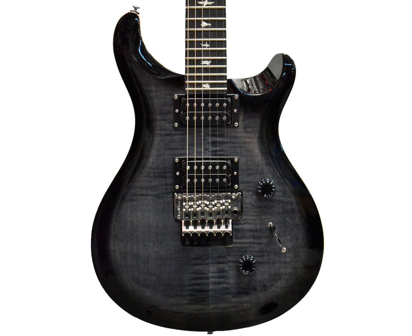 Paul Reed Smith PRS SE Custom 24 Floyd Electric Guitar in Charcoal Burst