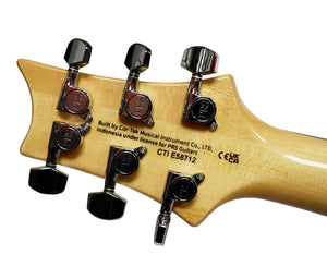 PRS SE Custom 22 Semi-Hollow Body Electric Guitar in Santana Yellow