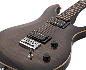Paul Reed Smith PRS SE 277 Baritone Electric Guitar in Charcoal Burst