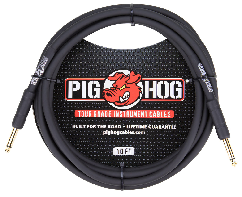 Pig Hog PH10 Tour Grade 1/4 Instrument Cable - Megatone Music