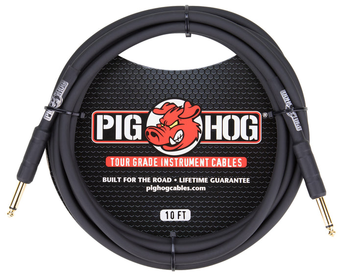 Pig Hog PH10 Tour Grade 1/4 Instrument Cable