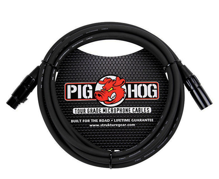 Pig Hog PHM10 High Performance 8mm XLR Microphone Cable, 10 Feet