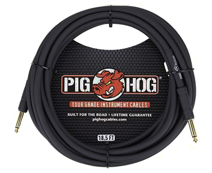 Pig Hog PH186 - 18.6" Tour Grade 1/4" Instrument Cable