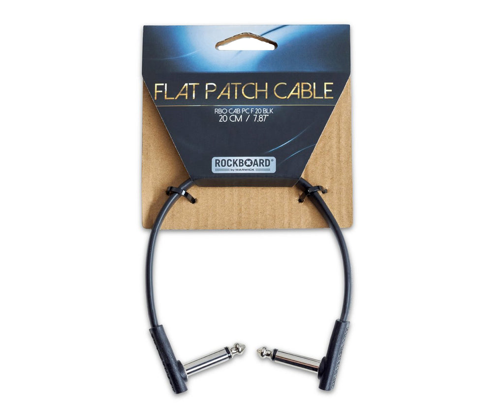 RockBoard Flat Patch Cable 20CM / 7.87" - Megatone Music
