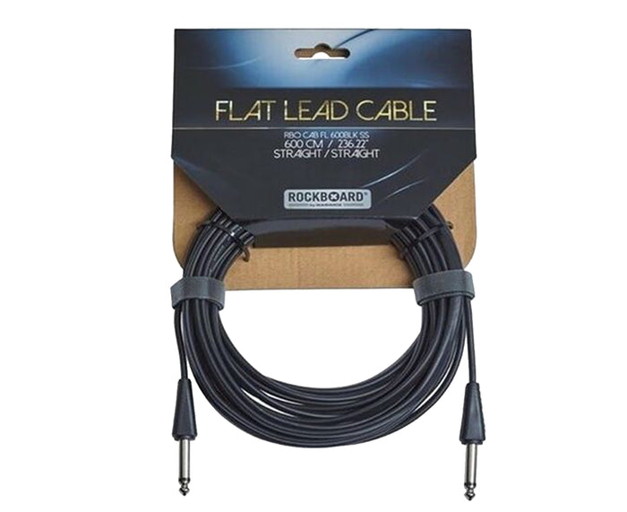 RockBoard Flat Lead Cable 600CM / 236.22"/ 20 Foot Straight to Straight