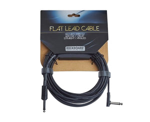 RockBoard Flat Lead Cable 600CM / 236.22"/ 20 Foot Straight to Angled - Megatone Music