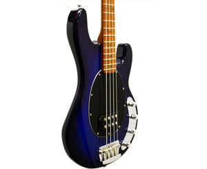 Sterling by Music Man RAY34FM-NBL Bass in Neptune Blue