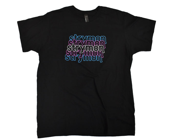 Strymon Multi-Color Logo T-Shirt in Black XL