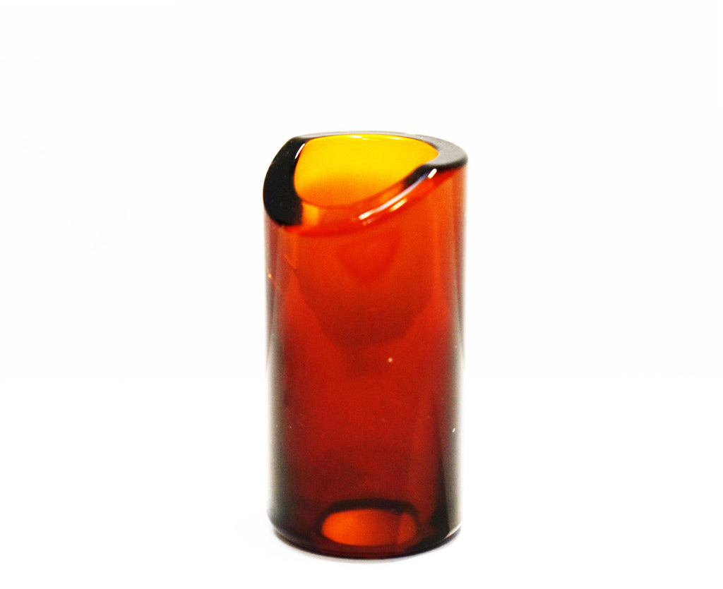 Rock Slide Precision Molded Amber Glass - Small