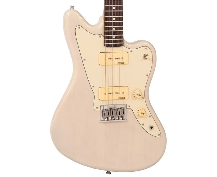 Vintage Reissued Series V65HBLD Offset Electric Guitar in Blonde