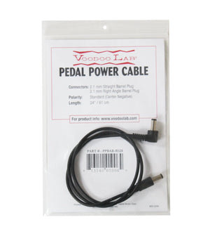 Voodoo Lab PPBAR-RS24 2.1mm Standard Polarity S/A 24 Inch Pedal Power Cable - Megatone Music