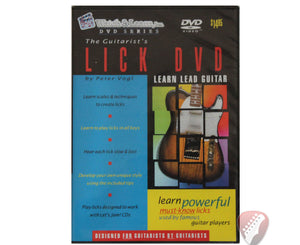 Watch and Learn The Guitarist's Lick DVD - Learn Lead Guitar - Megatone Music