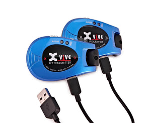 Xvive U2 Rechargeable Compact Digital Wireless Guitar System in Red - Megatone Music