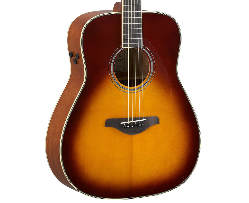 Yamaha FG-TA Transacoustic Acoustic-Electric Guitar in Brown Sunburst - Megatone Music