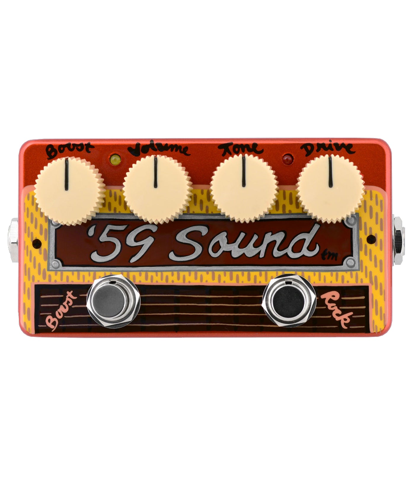 Zvex 59' Sound Hand-Painted Overdrive Pedal