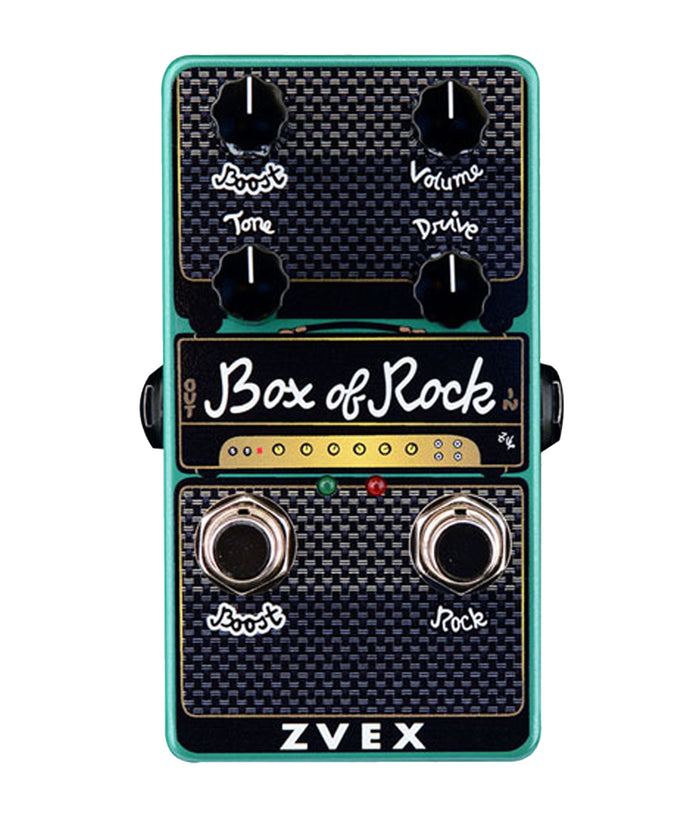 distortion boost pedal Zvex Vertical USA Box of Rock Distortion/Boost Pedal – Megatone Music