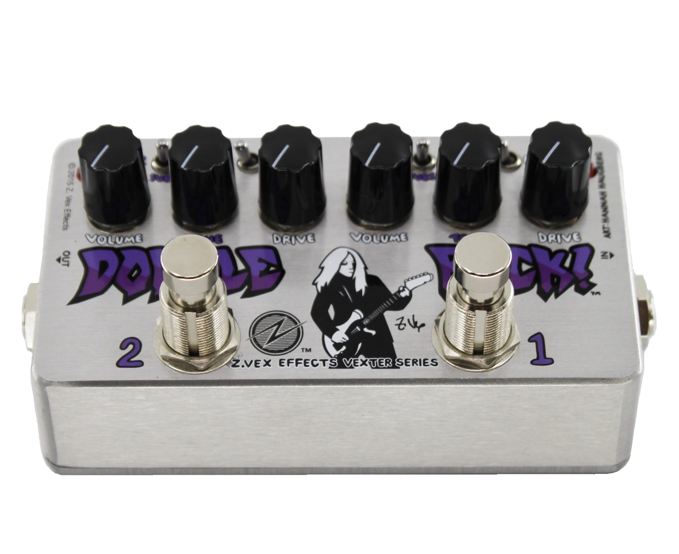 Zvex Vexter Double Rock Vexter Distortion Pedal | J. Mascis Dinosaur Jr.