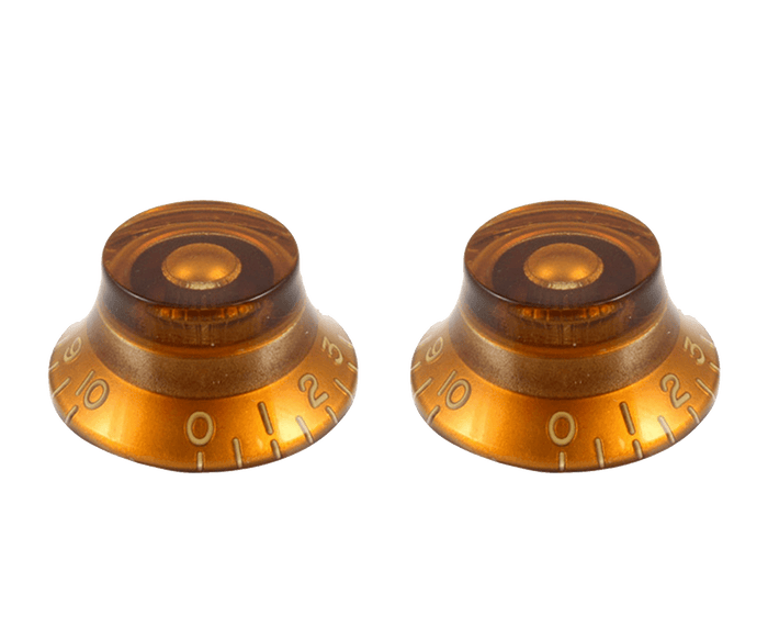 Allparts Vintage Gibson Style Amber Bell Knobs