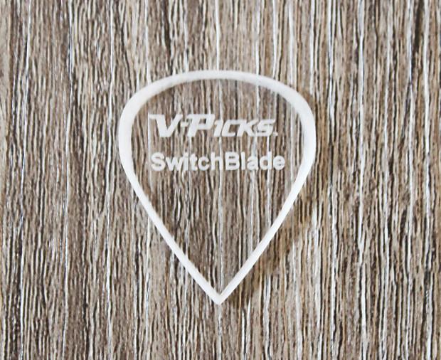 V-Picks Switchblade Ghost Rim Custom Guitar Pick 1.5mm - Megatone Music