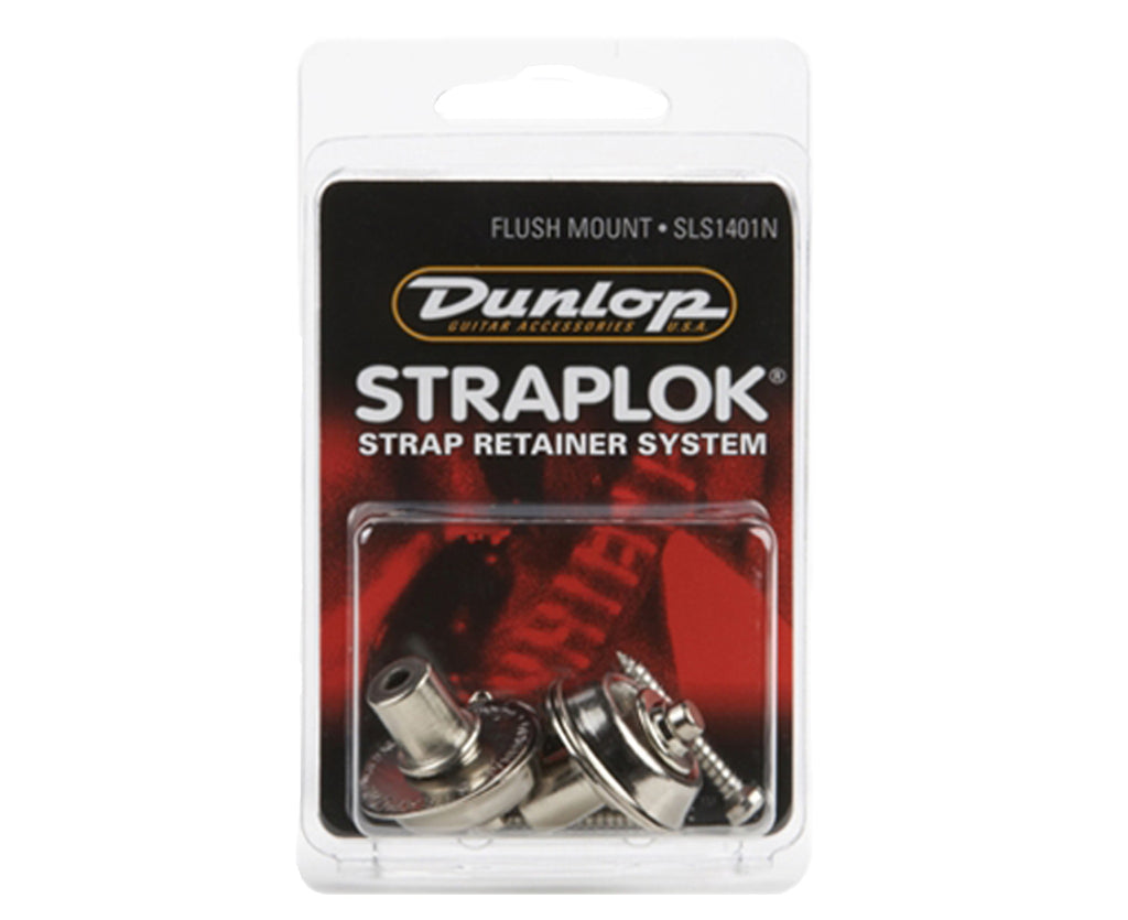 Dunlop SLS1401N Flush Mount Straplok System Nickel - Megatone Music