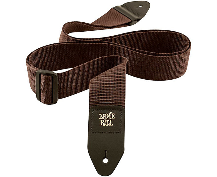 Ernie Ball Poly Pro 2" Guitar Or Bass Strap In Brown