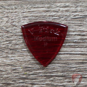 V-Picks Ruby Red Medium Pointed Custom Guitar Pick 2.75mm - Megatone Music