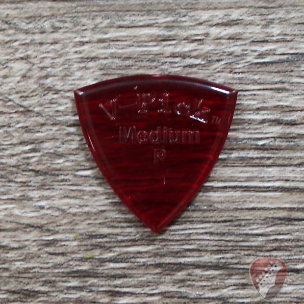 V-Picks Ruby Red Medium Pointed Custom Guitar Pick 2.75mm