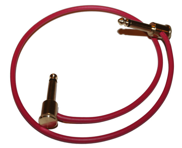 George L's 20" Brass Effects Cable in Red