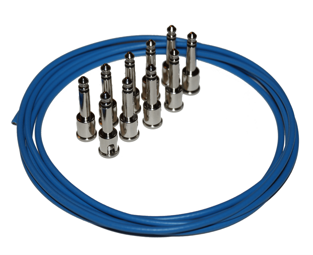 George L's Pedalboard Cable Kit in Blue - Megatone Music