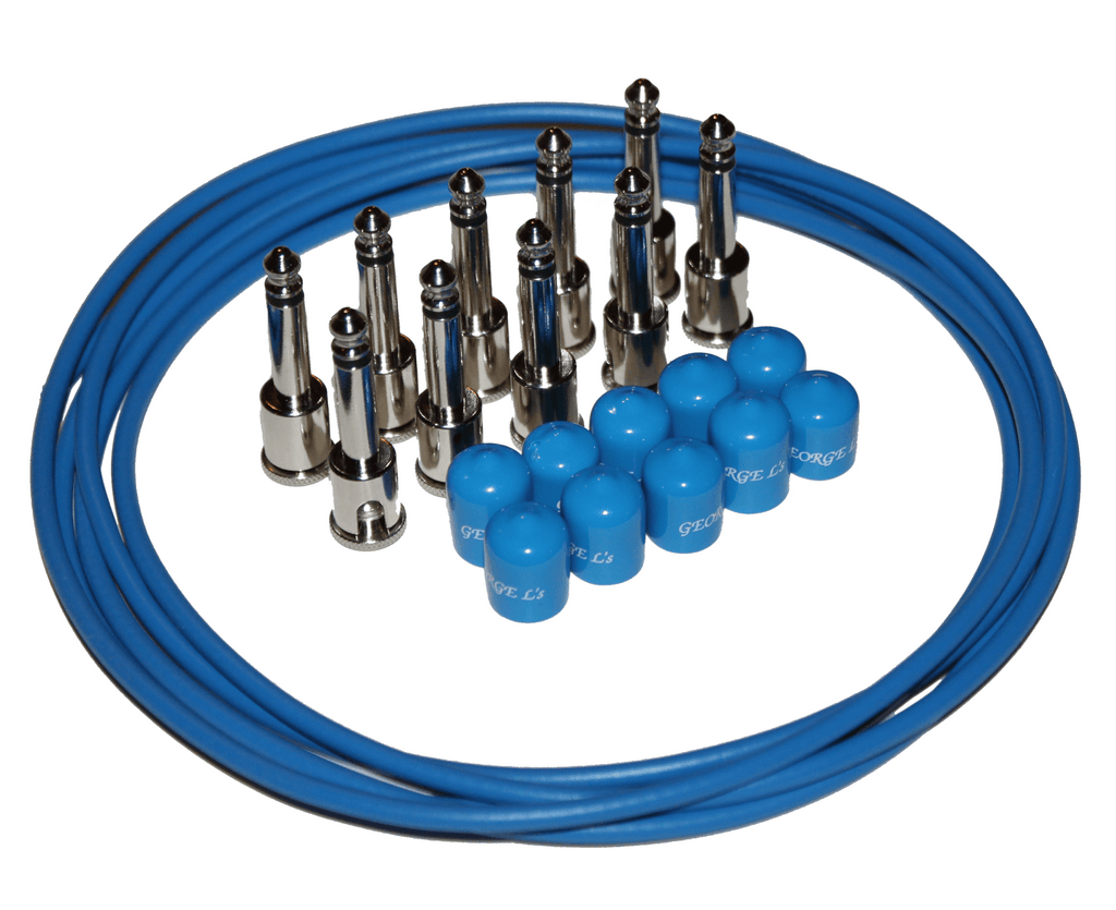 George L's Deluxe Pedalboard Kit in Blue, Blue Jackets - Megatone Music