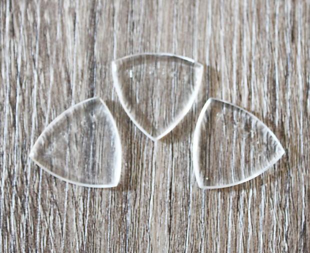 V-Picks Small Pointed 2.75mm Clear Custom Guitar Pick 3-Pack