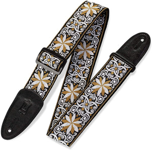 Levy's 2" Wide Jacquard 60s Hootenanny Guitar Strap