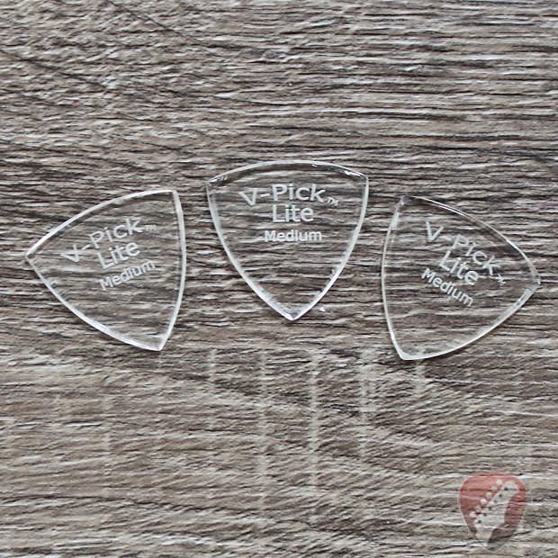 V-Picks Lite Medium Pointed Custom Guitar Pick 1.5mm 3-Pack - Megatone Music