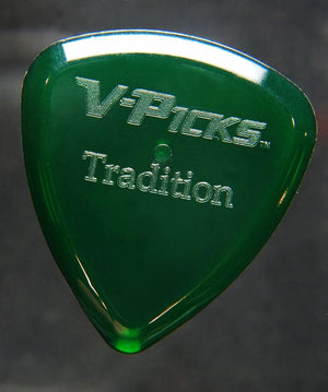V-Picks Emerald Green Tradition 2.75mm Custom Guitar Pick