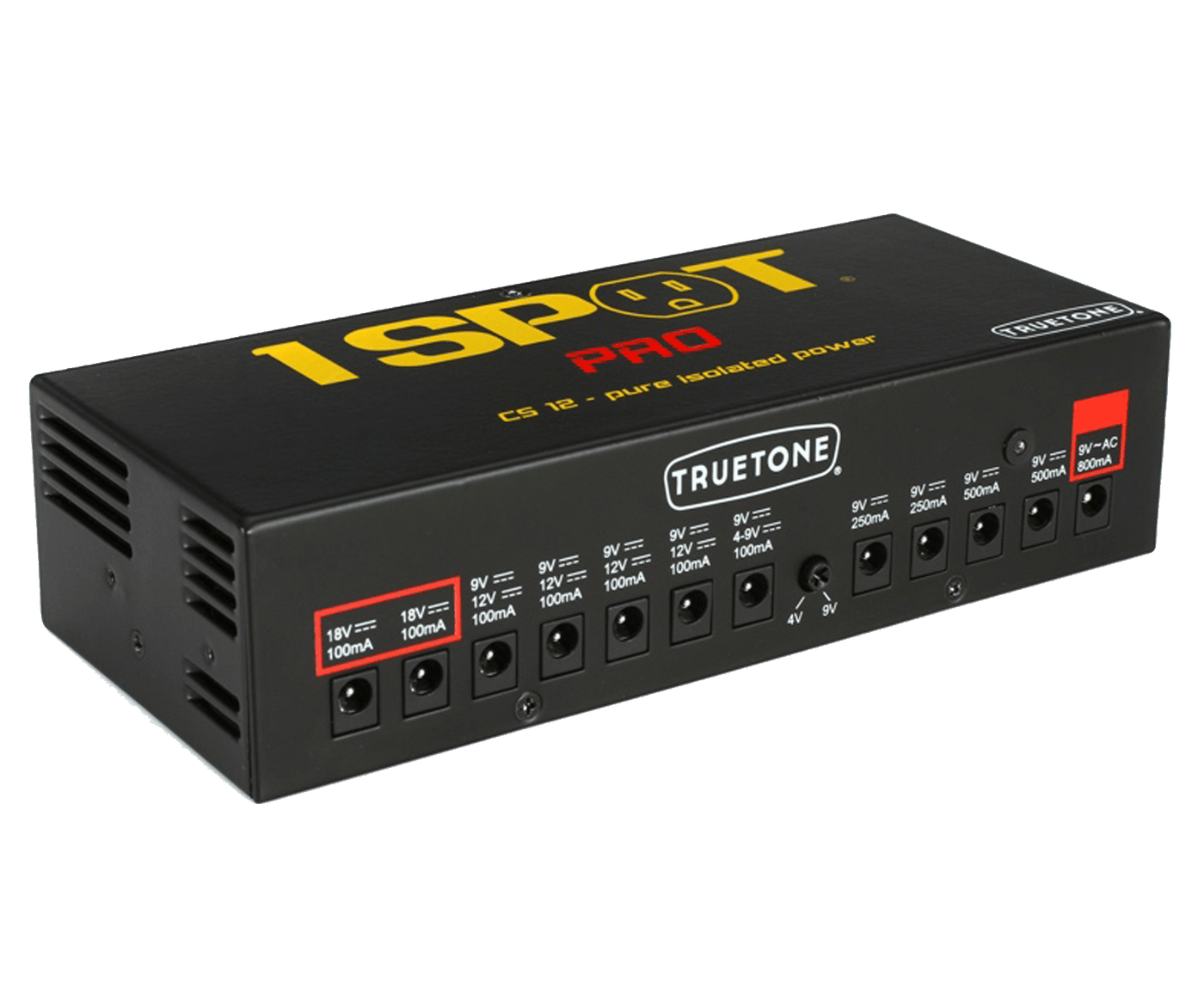 pedal power supply 18v Truetone 1 Spot Pro CS12 9v-18v Pedal Power Supply – Megatone Music