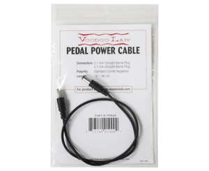Voodoo Lab PPBAR 2.1mm Standard Polarity (Center Negative) Straight Barrel Cable - Megatone Music