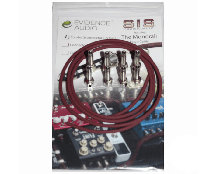 Evidence Audio  Monorail SIS (Solderless) Pedalboard Kit - 8 Plugs