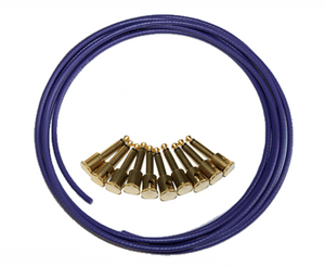 George L's Brass Pedalboard Cable Kit in Purple - Megatone Music