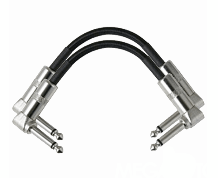 Strukture 6" Inch Right Angle Pedal Cable - 2 Pack